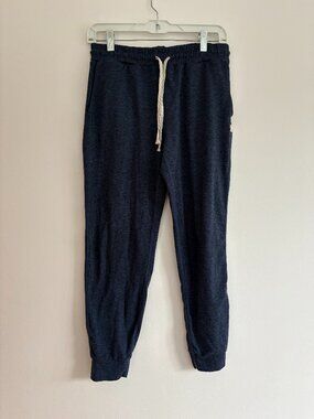 Vuori Performance Jogger Pants Navy Blue Pull on Travel Lounge Women's Small